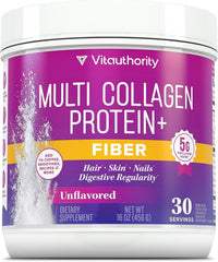 Unflavored + Fiber 30 Servings