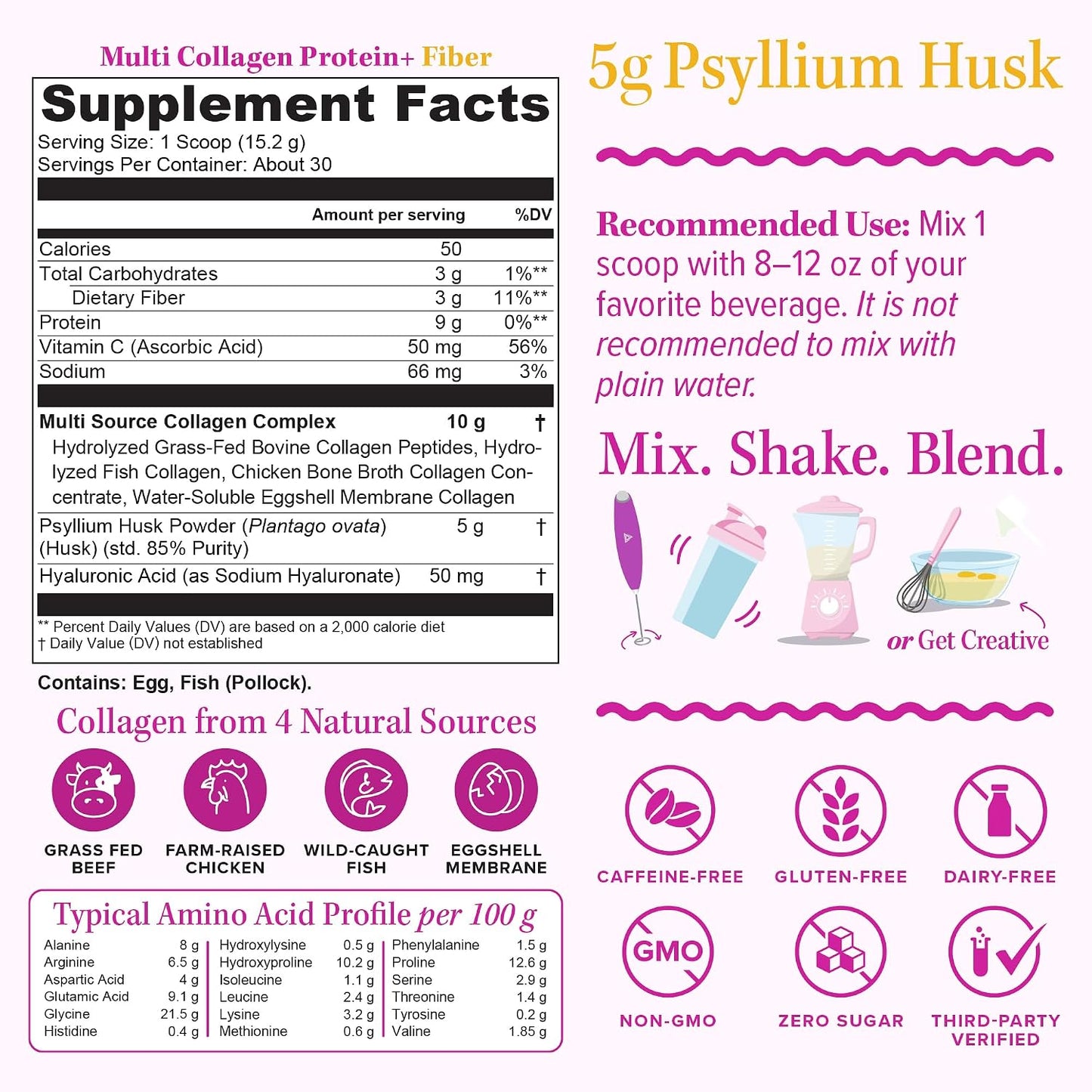 Multi Collagen Protein | Peptides Protein Powder