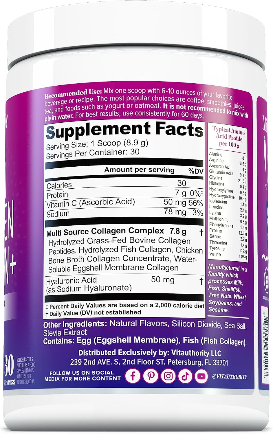 Multi Collagen Protein | Peptides Protein Powder