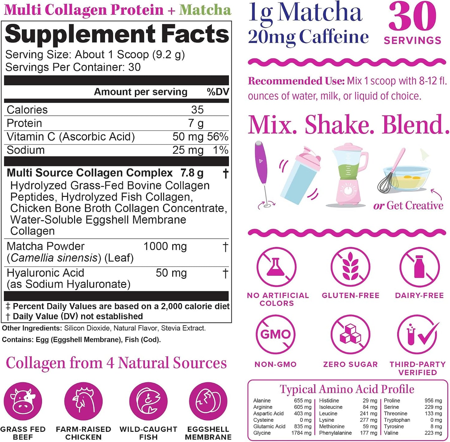 Multi Collagen Protein | Peptides Protein Powder